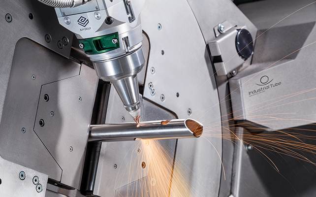 Precision component production ignited with 3D Tube Laser Cutter
